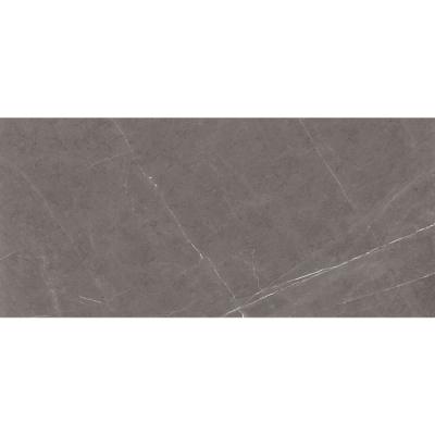 China Manufacturer 3mm Modern Professional Ultra-thin Slab Natrual Agglomerated Stone Stone Look Dark Body Porcelain Floor Tiles for sale