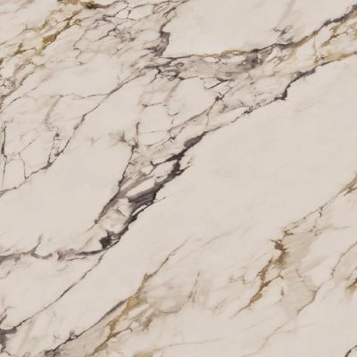 China Simplicity Modern Marble High Hardness Exterior Wall Cladding Artificial Calacatta Stone Slab for sale