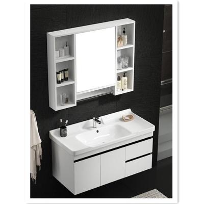 China Modern Cabinet Mirror Bathroom , High Quality Bathroom Cabinet Sink for sale