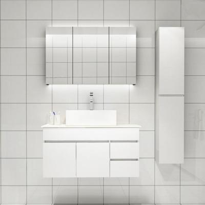 China Modern Euorape Wash Basin Bathroom Cabinet Modern Combination Waterproof for sale