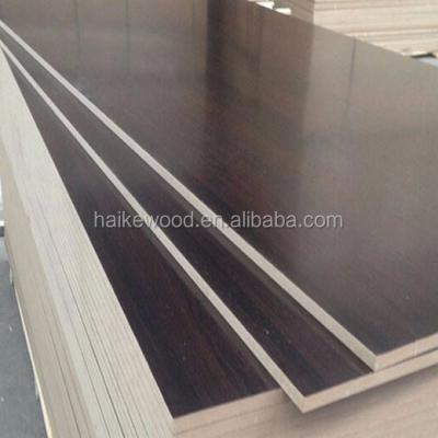 China Moisture Proof White / Colors Melamine Woodgrain MDF Panel 6mm for sale