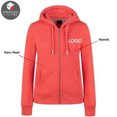 China Wholesale High Quality Plain Fleece Jacket Anti-pilling Full Zipper Anti-pilling Two-Piece Hood for sale