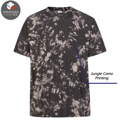 China Wight Jungle Custom QUICK DRY Comfy Light Weight Camouflage Camouflage Printed Men's Organic Fabrics T-shirt Tank Top Cotton Casual T-Shirts for sale