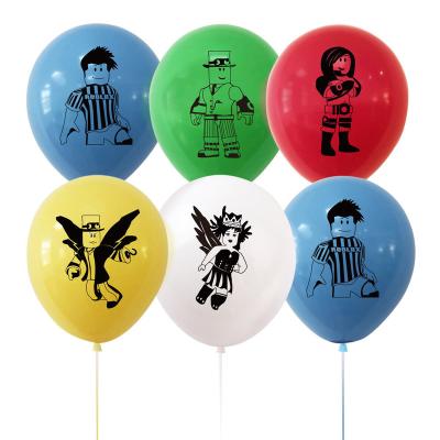 China Hot Selling Birthday Party Supplies Cartoon Latex Balloon Festival Game Party Decoration for Kids Birthday Party Supplies for sale