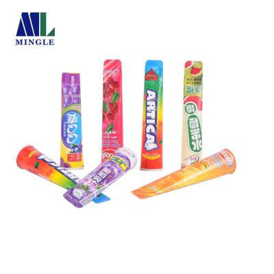 China Calippo Paper Packaging for Ice Cream Lolly Ice Cream Tube / Calippo Tube Squeeze Cup for sale