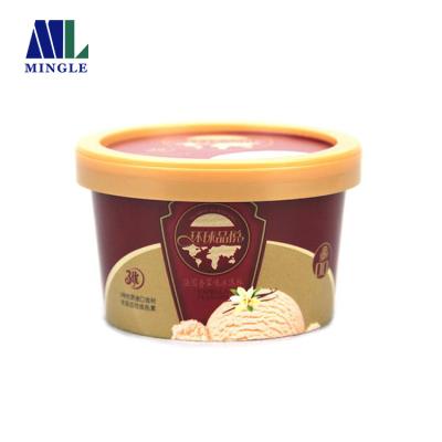 China Food Grade Paper Cup Paper Ice Cream, Ice Cream Cup Packaging for sale