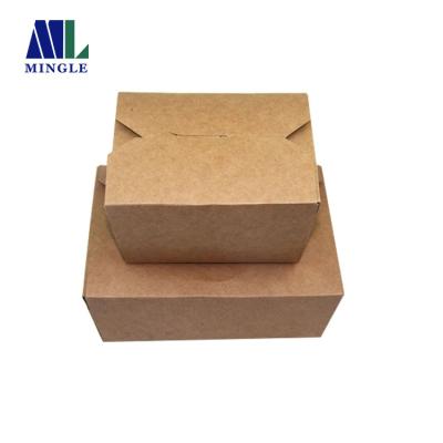 China New design biodegradable chicken packaging box for delivering fast food for sale