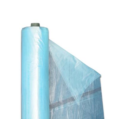 China Greenhouse vegetables planting China factory agricultural greenhouses non dripping transparent bule film without film anti-UV drop FOR greenhouse for sale