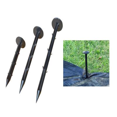 China Matte Black Agriculture Plastic Ground Nail Garden Plastic Ground Nail for sale