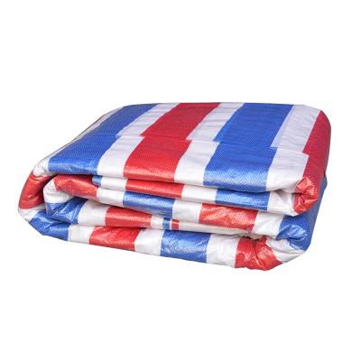 China Lined Woven PE Plastic Tarpaulin Cover Water Resistant Fabric Rainproof Plastic for sale