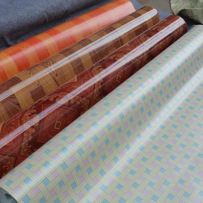 China Plastic Mat Vinyl Flooring Mat Vinyl Flooring Pvc Roller Mat Material Plastic Sheet Waterproof Wholesale Wear Resistant Flooring for sale