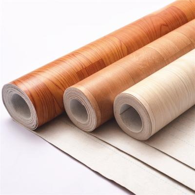 China Wear-Resistant Customize PVC Vinyl Flooring PVC Waterproof PVC Vinyl Flooring Waterproof Wooden Vinyl Flooring Roll Mat for sale