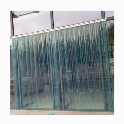 China Air Conditioned Room Door Curtain Hanger Transparent Plastic PVC Strip Flexible Curtain for sale