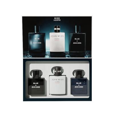 Китай 30мл Спрей мужской парфюм подарочная коробка 3-х штук прочный Eau de Toilette от Azure мужской аромат продается