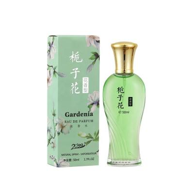 China Regular Size Women's Perfume 50ml Fresh Lasting Gardenia Osmanthus Lavender Lily Rose for sale