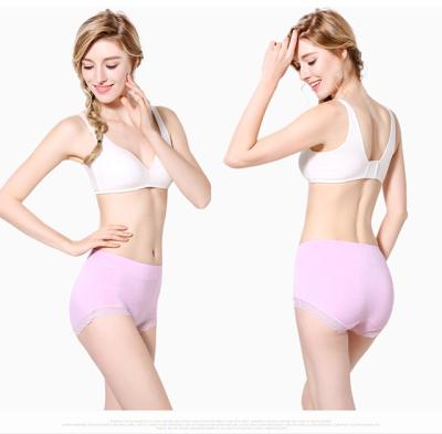 China Fat Large Size Middle Aged Women Antibacterial Mum's Style Panties Underwear With Modal Fabric for sale