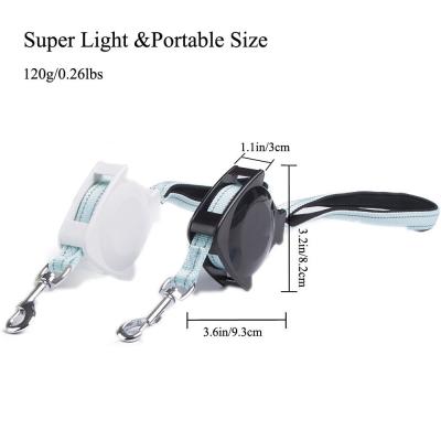 중국 최고 가벼운 철회 가능한 애완 동물 가죽끈 4.7FT 88lbs까지 작은 중간 큰을 위해 1.4m 판매용