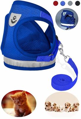 China Escape Proof Cat Harnesses Dog and Cat Universal Harness with Leash Set for sale