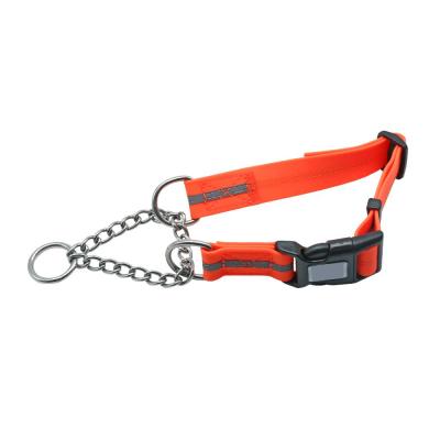 China Cuello de perro de la martingala de la prenda impermeable de la cadena del acero inoxidable para los perros medios grandes en venta