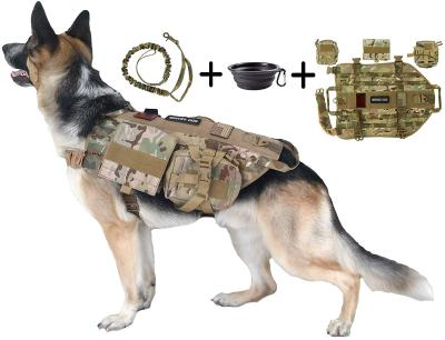 China Velcro de nylon del chaleco del arnés 1000D Molle del perro de los deportes suaves durables para los remiendos en venta