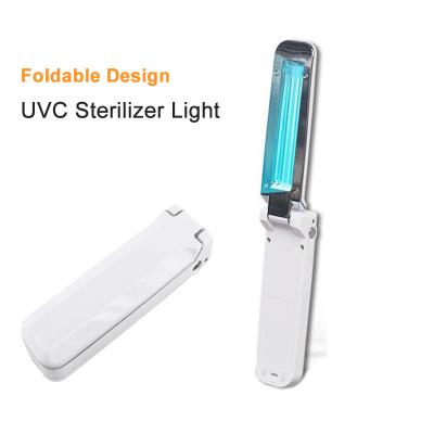 China Flip Folding Bacteria Removal 15mm UVC Kiemdodende Lamp Te koop