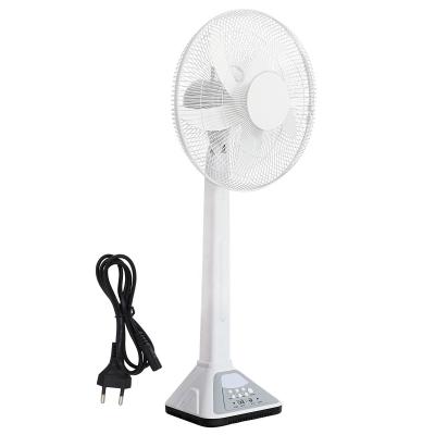 China Navulbare Zonne het Voetstukventilator 12V 4.5A AC100V van de vloertribune 15W Te koop