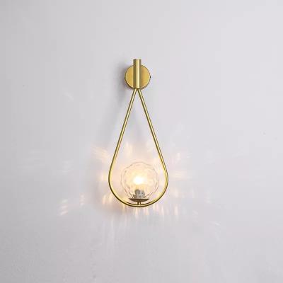 China Modern Modern Gold Wall Lights For Indoor Living Room Home Hallway Bedroom Decorative Metal Iron Wall Lamp for sale