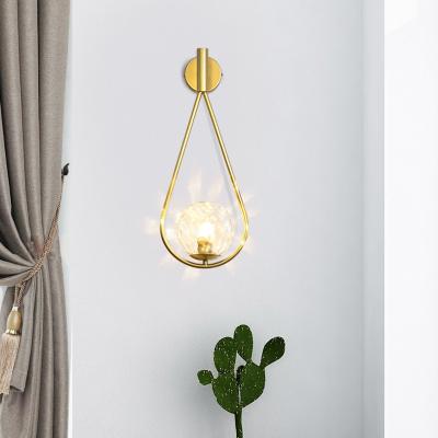 China Modern High End Luxury Indoor Gold Lighting Wall Lamp for sale