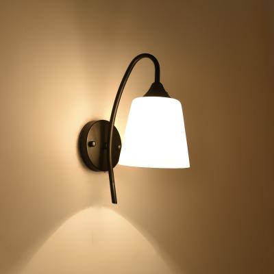 China Best Selling Modern Home Modern Minimalist Black Wall Lamp for sale