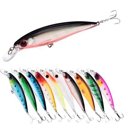 China Eco - Friendly Bait Lure 6# Hooks Artificial Hard Minnow Fishing Lures for sale