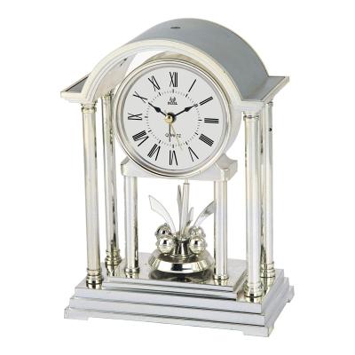 China Tall Swivel Swivel Table Swivel Alarm Clock Hotel and Resort Customization Pendulum Clock Alarm Desktop Voice for sale