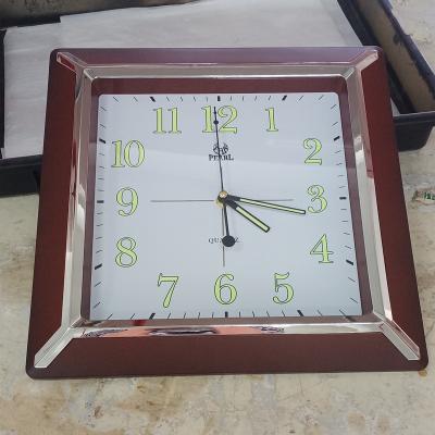 China Insurance Customization Promotion Office /Home Decoration Quartz 12 Inch Night Light Digital Luminous Wall Clock for sale