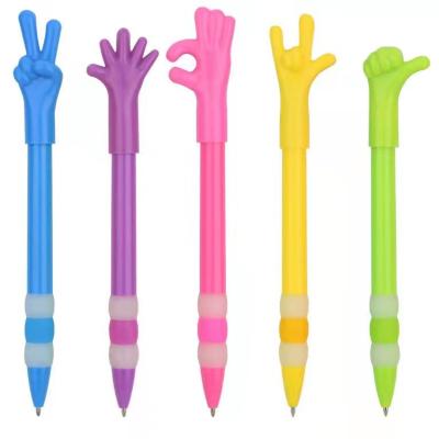 China office & Wholesale price Cylindrical pink ballpoint pen beautiful cylindrical pink ballpoint pen children's pen green purple thumb blue yellow orange ballpoint pen for sale