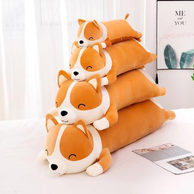 China High Quality Custom Plush Anime Stuffed Toys Corgi Sits Sponsor Fashion Custom Stuffed Soft Corgi Sit Plush Toys for sale