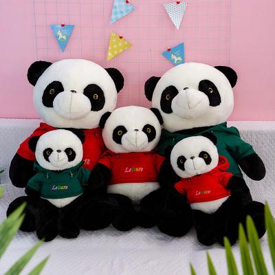 China Cheap Hoodies Panda Plush Toys Plush Toys Panda Doll Custom Animal Wholesale Price PP Cotton Fillings Plush Toys Free Samples Hoodies for sale