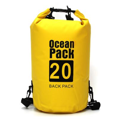 China Amazon Hot Selling Waterproof Floating Bag 2L 5L 10L 15L 20L 30L Waterproof Outdoor Dry Bag Camping Gear Storage Bag Ocean Pack for sale