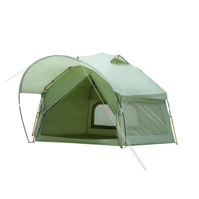 China Diamond Ground Nail Hexagon Automatic Tent Quick-opening Portable Tent Outdoor Camping Waterproof and Stormproof for sale