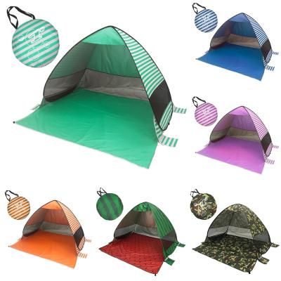 China Pop Stake Tent Type Outdoor Camping Glamping Beach Tents Tube Tent for sale