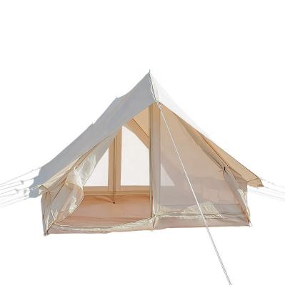 China Hot Sale Canvas Tents Stake Tent Outdoor Waterproof Camping Tent Cabin Tube Type Tent for sale