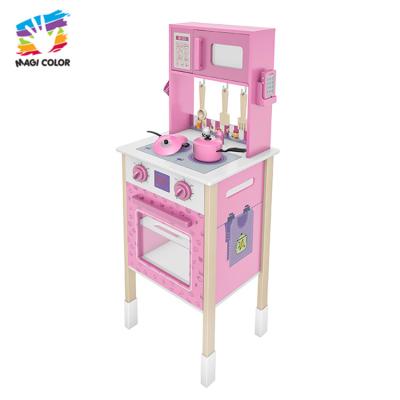 China For High Quality Wooden Toy Practicing And Wooden Doll Kitchen Action Capacity 2021 New Design Kitchen Toys W10C670 for sale