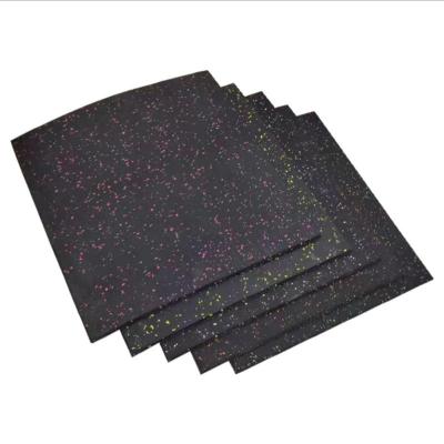 China Gym Gymnasium Shock Absorbing Rubber Pad Flooring Shock Pad Area Flooring Mat Sports Flooring 30mm for sale