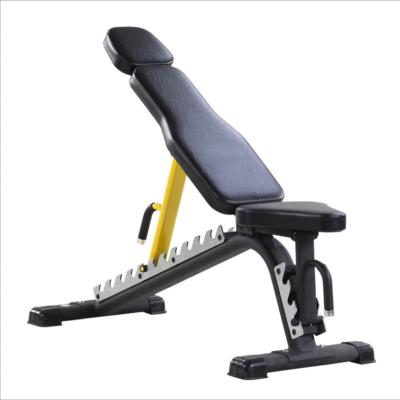 China Indoor Adjustable Commercial Multifunctional Stimulator Dumbbell Press Bench Gym Chair Dumbbell Flat Incline Bench for sale