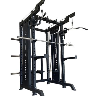 China Commercial home strength trainer bird's flight machine blacksmith equipment fitness gantry built-in squat rack for sale