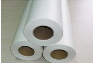 China rolo branco do papel de transferência do Inkjet 85gsm/100gsm, papel de transferência térmica de matérias têxteis à venda