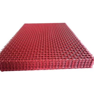 China Heavy Duty Industries 65 Manganese Steel Woven Crimped Wire Vibrating Screen Mesh For Mining And Quarry Crusher for sale