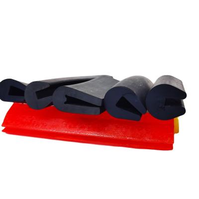 China Vibrating Screen Mining Stone Crusher Vibrating Screen Crown Bar Channel Rubber Capping Rubber Profile for sale