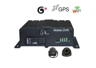 China GPS Dual Camera HD Mobile DVR With Front And Rear Car Camera System for sale