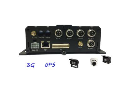 China het Mobiele DVR 4 Kanaal van 720P HD met GPS 3G G - sensorveiligheidssysteem Te koop