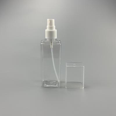 China Best 100ml 120ml Square Cosmetic Spray Bottle Fine Mist Spray Bottle for sale