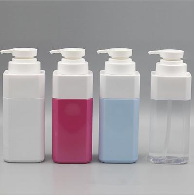 China Good Quality BEAUTY Shampoo PACKAGING Shower Gel Bottle White Body Lotion Bottles 500ml 800ml 1000ml for sale